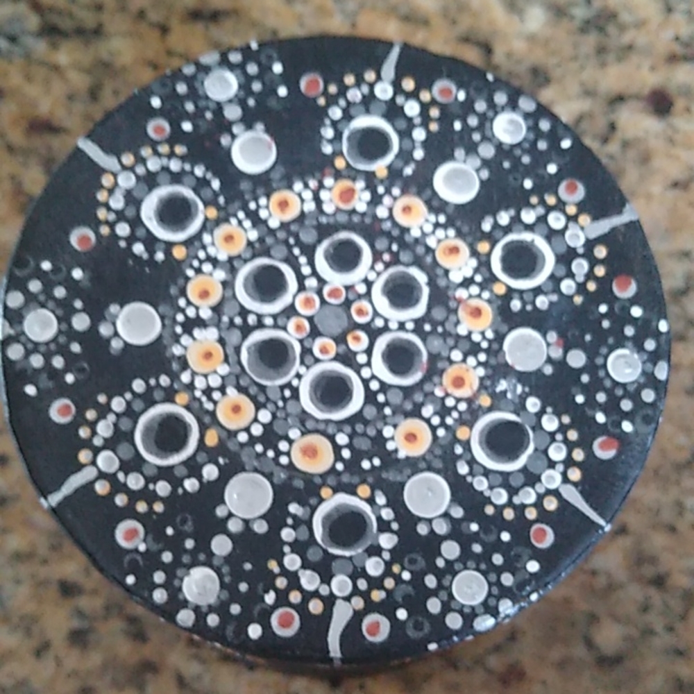 Hand Painted Mandala Box